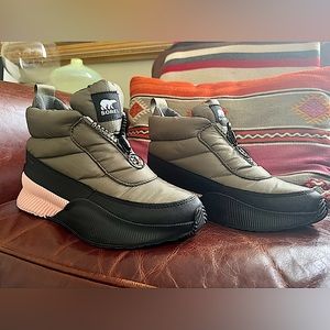 Sorel Waterproof Out and About III Puffy Zip Boot